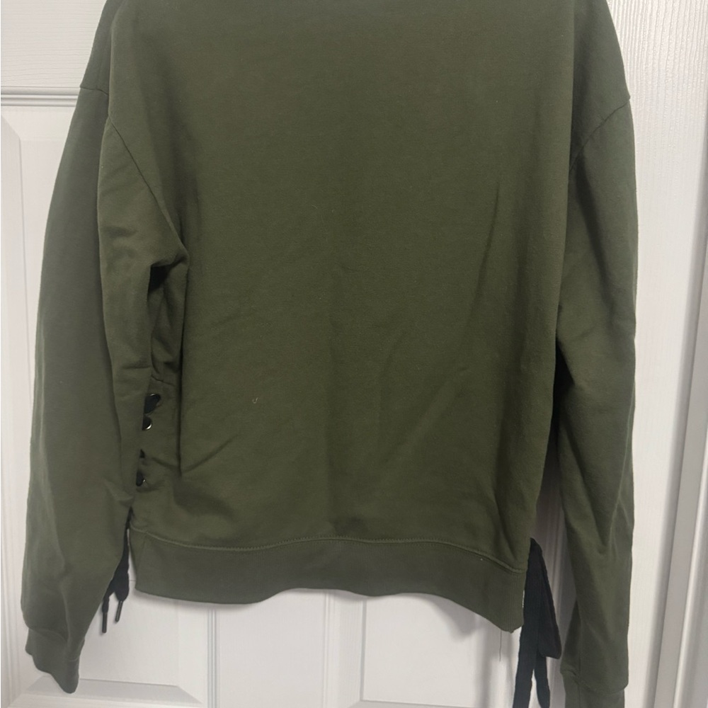AC/DC Olive Green Sweatshirt - Picture 2 of 6